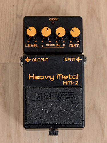Pedal De Efeito Boss Hm-2 Heavy Metal Original 1989