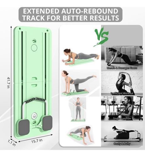 Rueda Abdominal Cuerda Entrenamiento Profesional Verde Turquesa