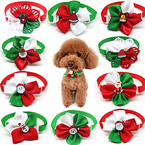 10 Unids/pack Navidad Perro Pajarita Cachorro Gato Perr...