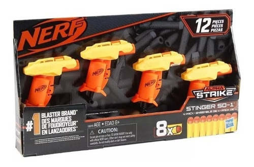 Nerf Stinger Sd-1 Pack X 4 Original Hasbro