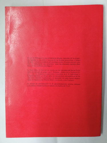 Test De Relaciones Objetales - Herbert Phillipson (Usado)