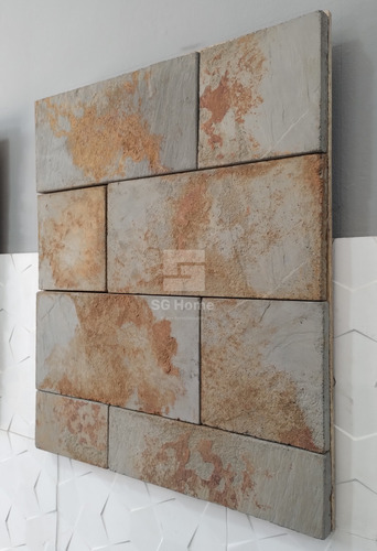 Revestimiento Piso Pared Simil Laja San Luis Rustico 20x40