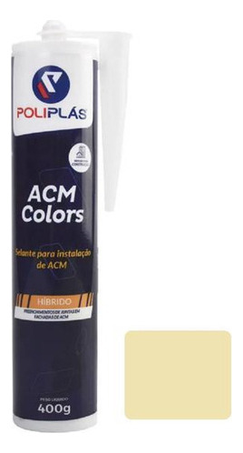 Sellador adhesivo de silicona y polímero PU híbrido Acm Beige