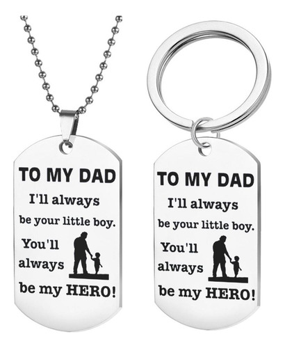 - Collar Con Colgante Para El Día Del Padre Con Forma De