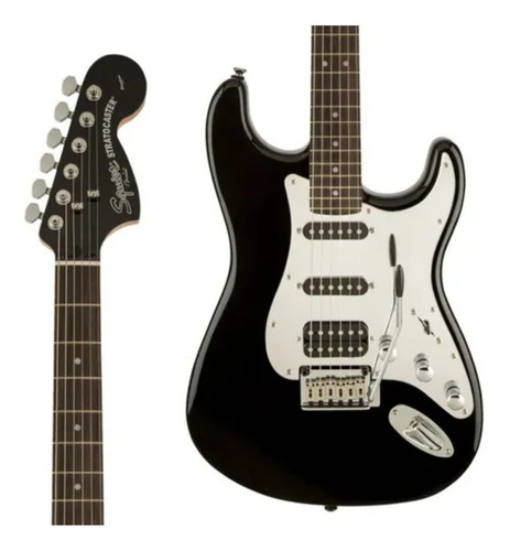 Guitarra Fender Squier Black And Chrome Hss Lr Bk Mirror