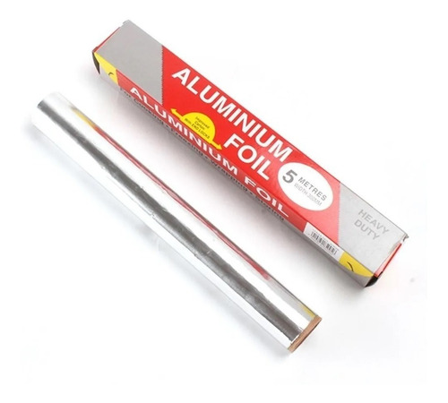 Papel Aluminio 5 Metros 3mm Heavy Duty