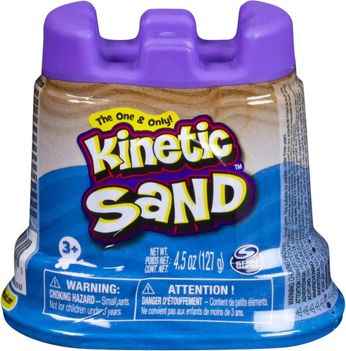Kinetic Sand Arena Kinetica Moldeable Celeste Masa 127g Celeste