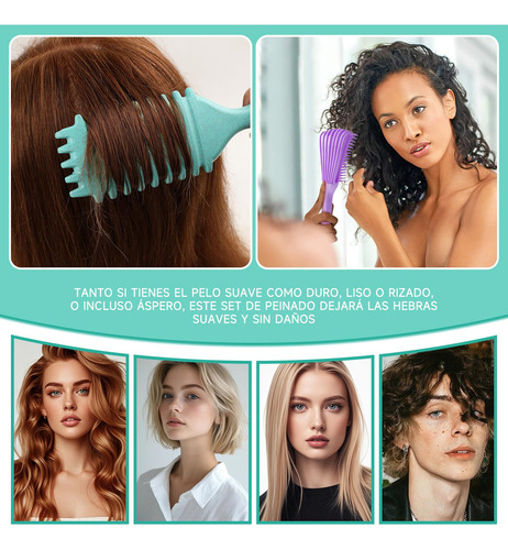 Defining Brush Traje, Cepillo De Pelo Rizado Y Cepillo