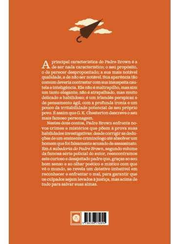A Sabedoria Do Padre Brown, De G. K. Chesterton. Editora Sétimo Selo, Capa Mole, Edição 1 Em Português, 2023