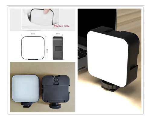 Kit Vlog Celular Vlog For iPhone Tripie Luz Y Microfono