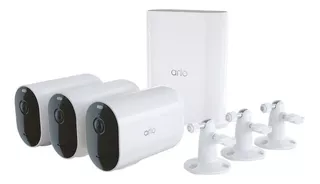 Kit Câmera De Segurança Sem Fio 2k Arlo Vms4352p Pro 4 Xl 3