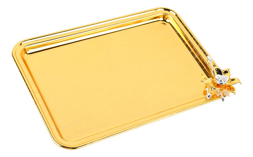 Mesa De Servir De Metal Com Decoração Luxuosa Em Estilo Euro