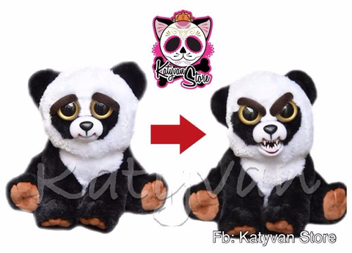 Peluche Feisty Pet Original Panda Animal Enojón Juguet Broma