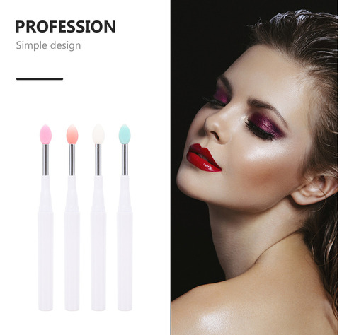 Pincel De Silicona For Labios Con Tapa Eyes 4