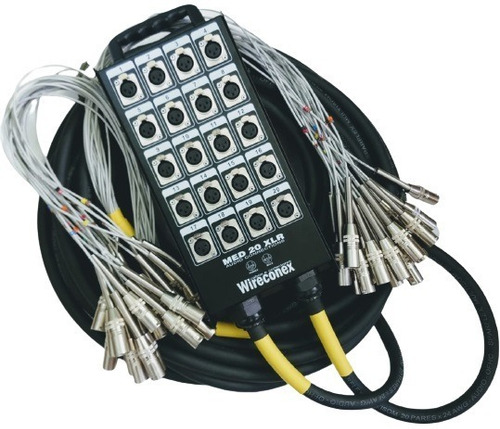 Multicabo Splitter Xlr 20 Vias 10m, Split. C/ 20 Vias 5m