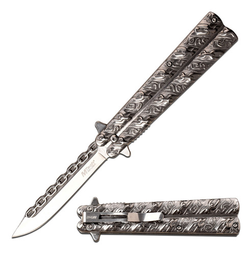 Navaja Replica Balisong Acero Inoxidable Apertura Asistida