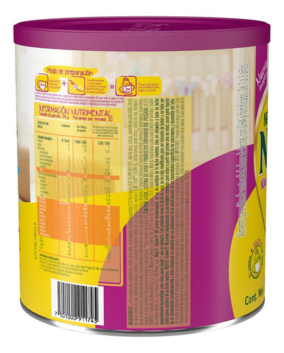 Leche Nido Kinder 1+ Deslactosada, 360gr Bebe Niño Y Niña