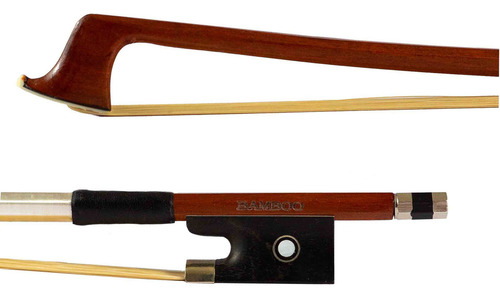 Arco De Violín 4/4 Y 3/4 Con Nuez De Ébano Color Marrón