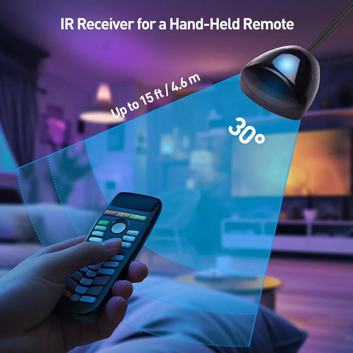 Receptor De Infrarrojos Usb Con Control Remoto