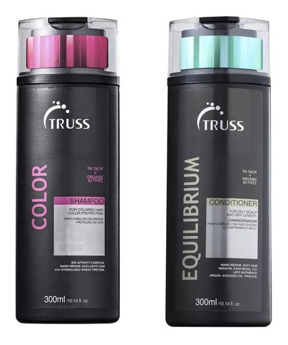 Kit Truss Color Shampoo 300ml E Condicionador Equilíbrio