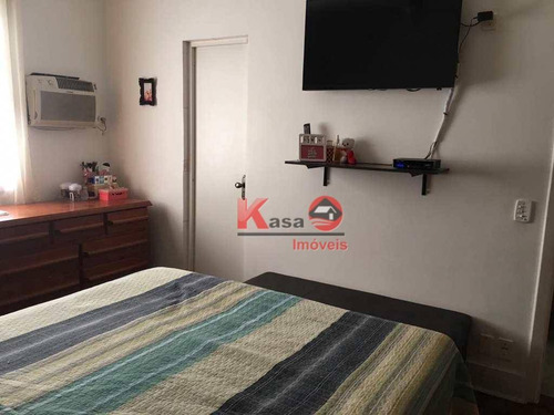 Imagem 9 de 19 de Apartamento Com 3 Dormitórios À Venda, 129 M² Por R$ 515.000,00 - Encruzilhada - Santos/sp - Ap7081