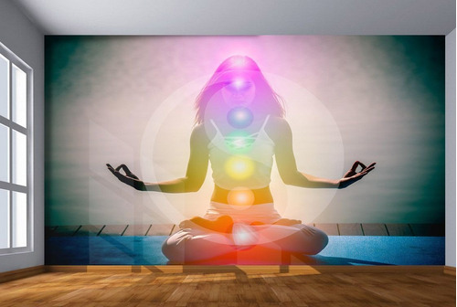 Papeis De Parede Paz Meditação Chakras 3d M² Rlx69