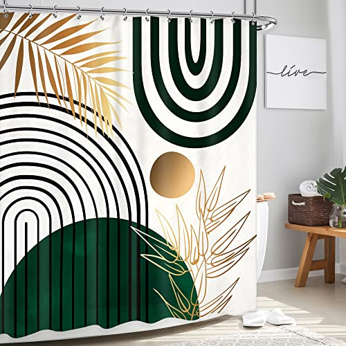 Cortinas De Ducha Abstractas De Estilo Boho Y Mediados Del S