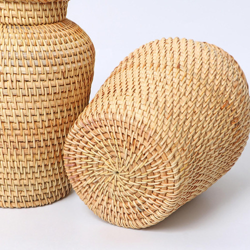 Jarrón De Ratán, Jarrones De Mimbre, Soporte Para Macetas, S
