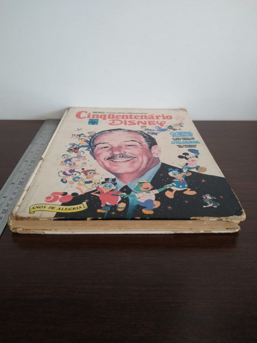 Livro Edição Comemorativa Do Cinquentenário Disney 1973 (Usado)