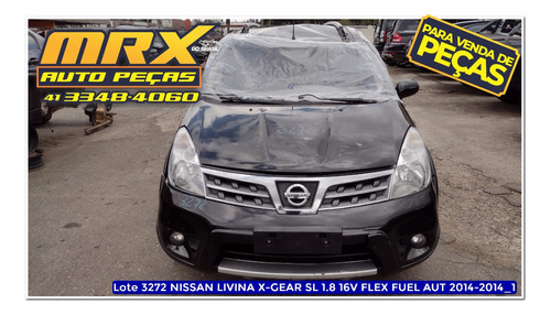 Sucata Nissan Liv X-gear Sl 1.8 16v Flex Fuel Aut 2014 Pecas