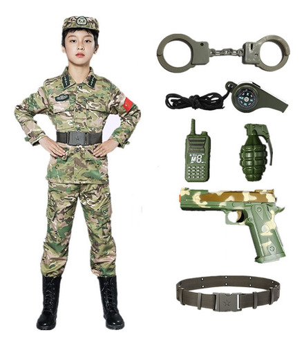 Disfraz De Soldado Para Fiestas Infantiles, Disfraz Militar