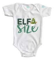 Comprar Pañalero Navidad Elfo Size Body Bebe Manga Corta Blanco