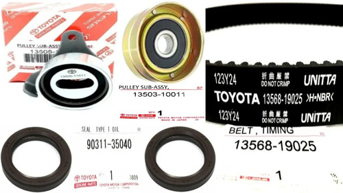 Kit Correa De Tiempo Toyota Starlet 1.3 Completo Tienda 