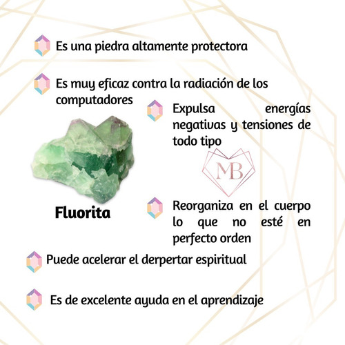 Imagen 4 de 4 de Collar De Fluorita Verde 100% Natural Péndulo