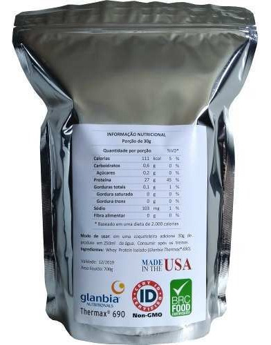 Suplemento en polvo Glanbia Proteínas
