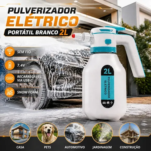 Pulverizador Elétrico Borrifador Portátil Alta Pressão Para Lavagem Automotivo E