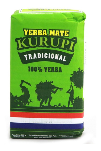 Imagem 4 de 5 de Erva Mate Kurupi De Terere Sabor Tradicional - 500g