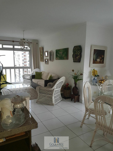Imagem 9 de 30 de Apartamento Amplo Com 3 Dormitórios Sendo 1 Suíte Na Praia Da Pitangueira-guarujá/sp - 3523
