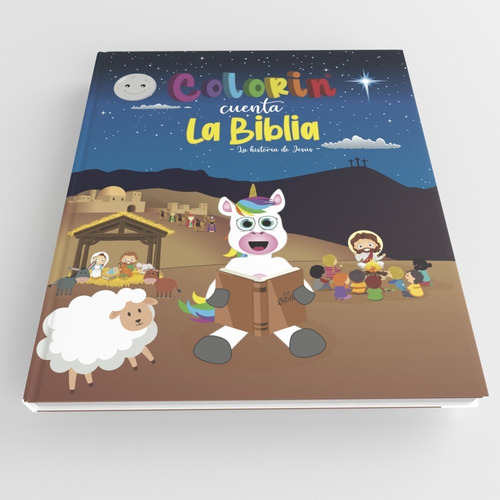 Imagen 6 de 7 de Biblia Para Niños - Set 4 Libros Colorin Cuenta La Biblia