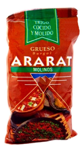Trigo Cocido Molido Grueso Ararat - 500 Grs