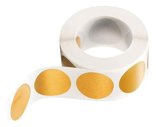 300 Piezas De Papel Kraft Etiqueta Adhesiva Rascable Dorada