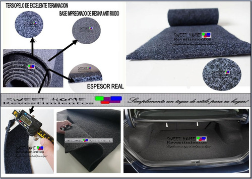 Imagen 4 de 10 de Fieltro Automotriz Antiruido Absorción Acústica