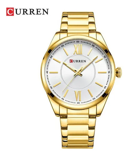 Reloj Cuarzo Casual Curren Luminous Steel Belts