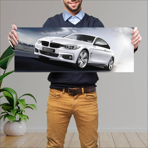 Cuadro 30x80cm Auto 2015 Bmw 4 Series Coupe M Sp 278