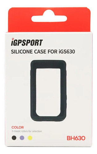 Funda Para Igpsport Igs630/igs630s (silicona Negra) Negro