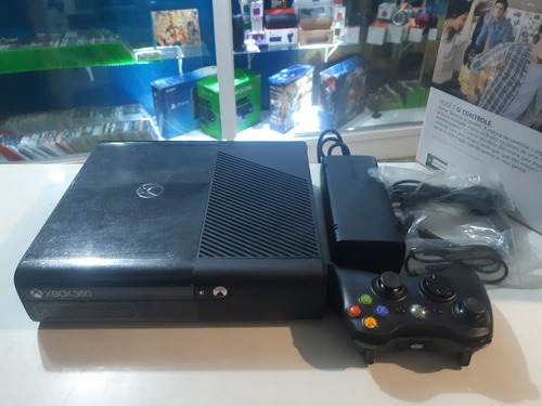 Xbox 360 Slim- Super Slim+jogos Menor Preço Barato Preto (Usado)
