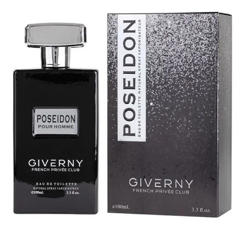 Perfume Giverny Poseidon Fragrância Masculina 100 Ml