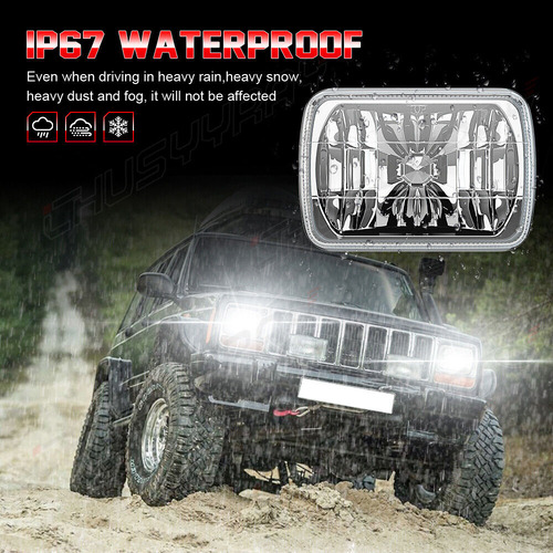 Faro Led 5x7 7x6 Para Jeep Cherokee Xj Us 1984-2001