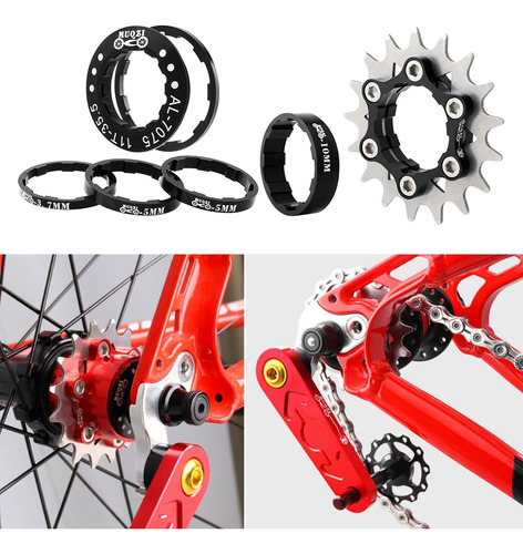 Adaptador Cog De Cassette De Una Velocidad 7-10 S Componente