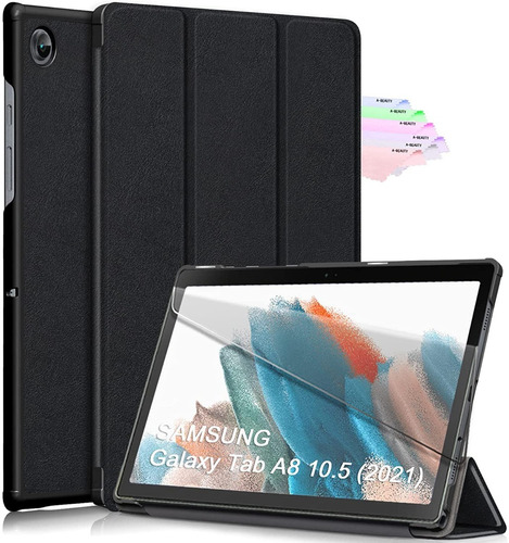 Funda Imantada + Mica Vidrio Samsung Tab A8 2021 10.5 (x200)